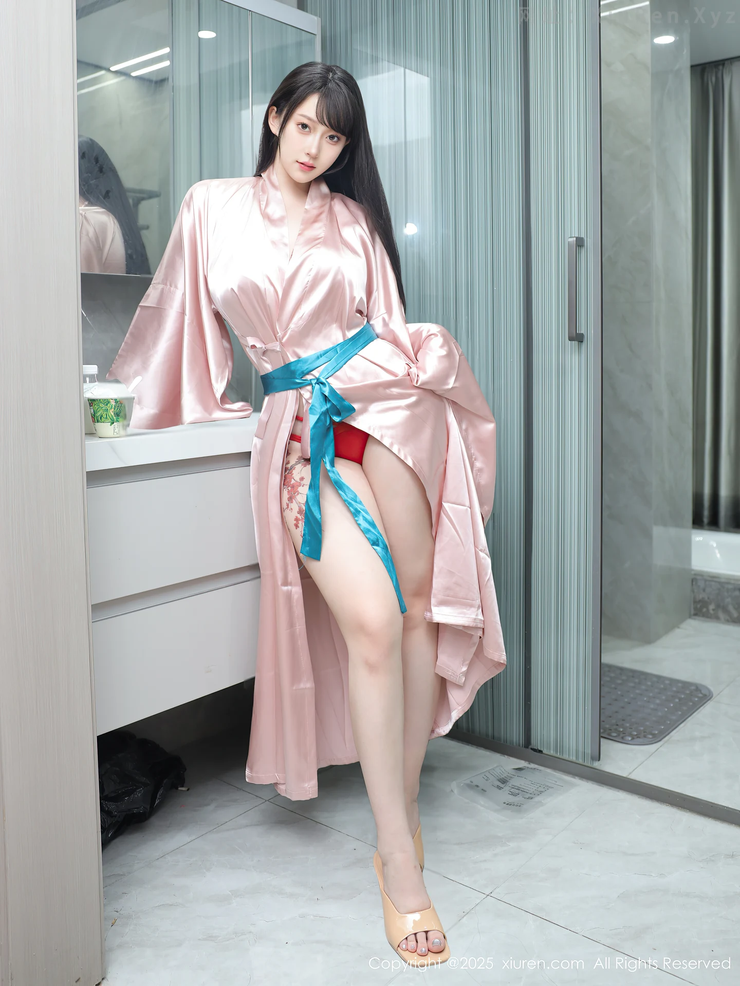 图片[5]-[XiuRen秀人网] VOL.10724 模特李沁恩lrene浴室场景性感红色比基尼秀丰腴身材撩人诱惑写真79P-秀人网官方网站